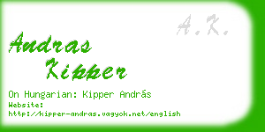 andras kipper business card